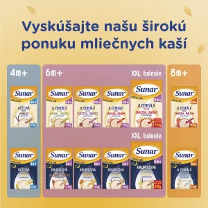 Sunar mliečna KAŠA 8 CEREÁLIÍ