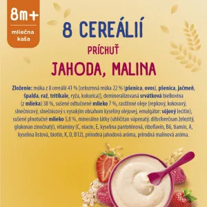 Sunar mliečna KAŠA 8 CEREÁLIÍ