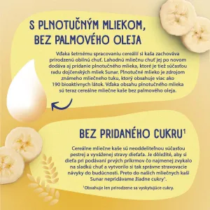 Sunar mliečna KAŠA RYŽOVÁ Na dobrú noc 210G