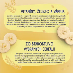 Sunar mliečna KAŠA RYŽOVÁ Na dobrú noc 210G