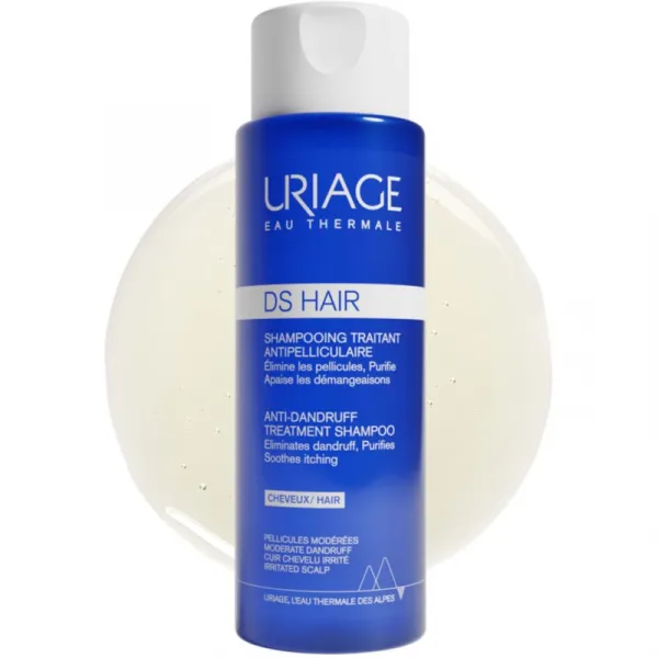 Uriage DS HAIR Anti-Dandruff Treatment Shampoo šampón proti lupinám pre podráždenú pokožku hlavy 200 ml