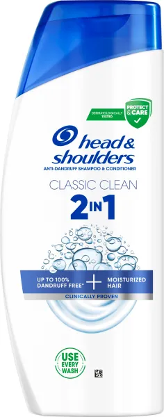 Head & Shoulders Classic Clean 2in1 šampón proti lupinám 2 v 1 625 ml