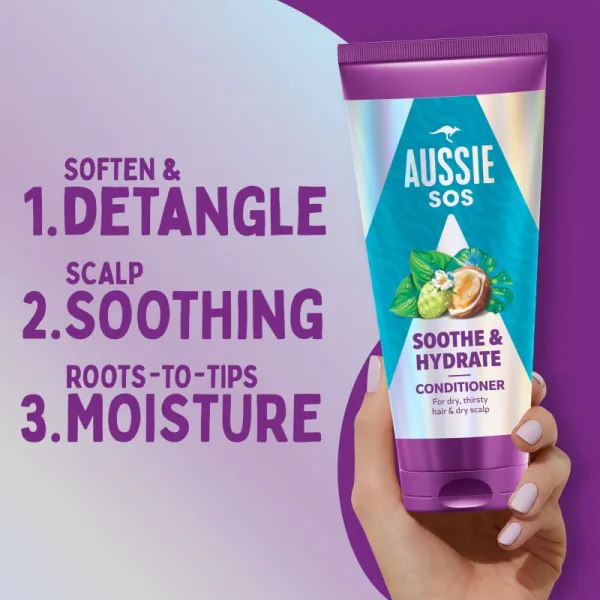 Aussie SOS Sooth Hydrate hydratačný kondicionér na vlasy 200 ml
