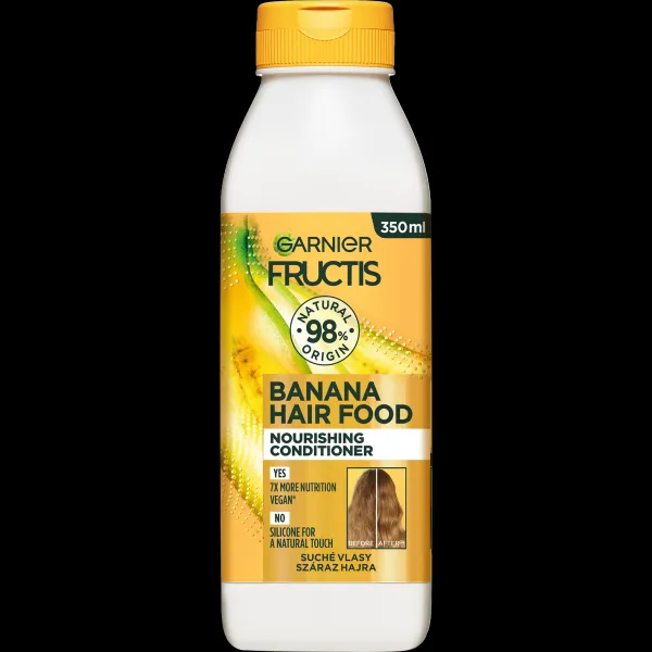 Garnier Fructis Banana Hair Food vyživujúci kondicionér pre suché vlasy 350 ml