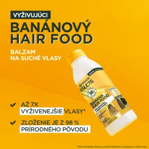 Garnier Fructis Banana Hair Food vyživujúci kondicionér pre suché vlasy 350 ml