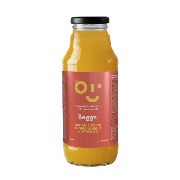 BEGGS Nápoj tropické ovocie 4m+ BIO 300 ml