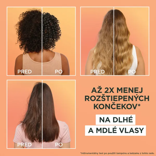 Garnier Fructis Pineapple Hair Food rozjasňujúci kondicionér pre dlhé vlasy 350 ml