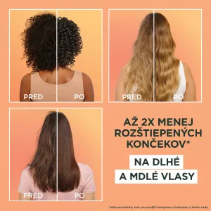 Garnier Fructis Pineapple Hair Food rozjasňujúci kondicionér pre dlhé vlasy 350 ml