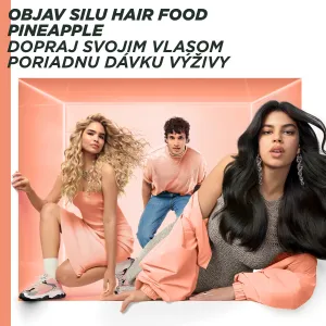 Garnier Fructis Pineapple Hair Food rozjasňujúci kondicionér pre dlhé vlasy 350 ml