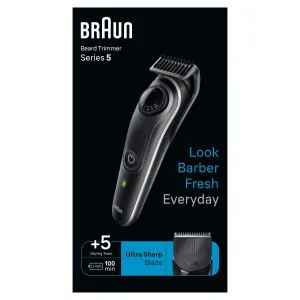 Braun Zastrihávač Brady Series 5 BT5421, Zastrihávač S Nástrojmi Na Úpravu A 100-minútovou Výdržou
