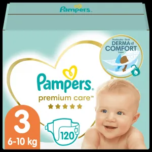 Pampers Premium Care 3 MIDI 4-7 kg 120 ks,PAMPERS Premium Care Plienky jednorazové 3 (6-10 kg) 120 ks
