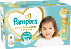 Pampers Premium Care 5 JUNIOR 11-16 kg 88 ks,PAMPERS Premium Care Plienky jednorazové 5 (11-16 kg) 88 ks - MEGA PACK