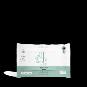 Naif Baby & Kids Plastic Free Wipes vlhčené obrúsky pre deti od narodenia 8x54 ks