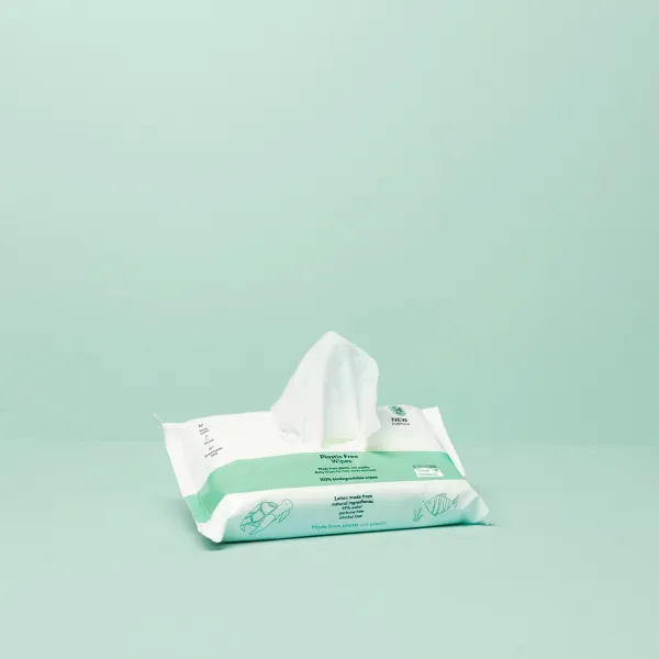 Naif Baby & Kids Plastic Free Wipes vlhčené obrúsky pre deti od narodenia 8x54 ks