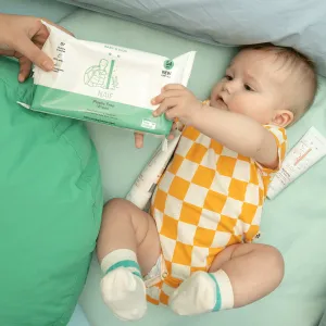 Naif Baby & Kids Plastic Free Wipes vlhčené obrúsky pre deti od narodenia 8x54 ks