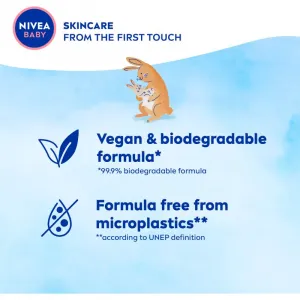 NIVEA BABY Soft & Cream detské jemné vlhčené obrúsky 2x57 ks