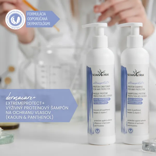 Soaphoria Dermacare+ výživný proteínový šampón na ochranu vlasov