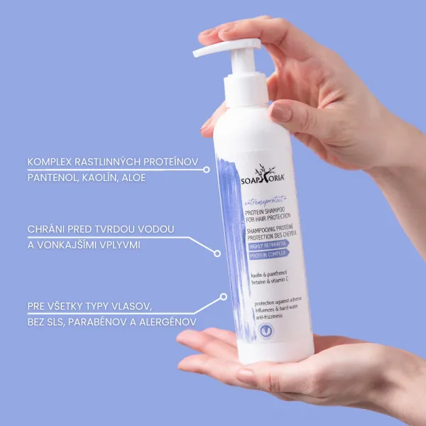 Soaphoria Dermacare+ výživný proteínový šampón na ochranu vlasov