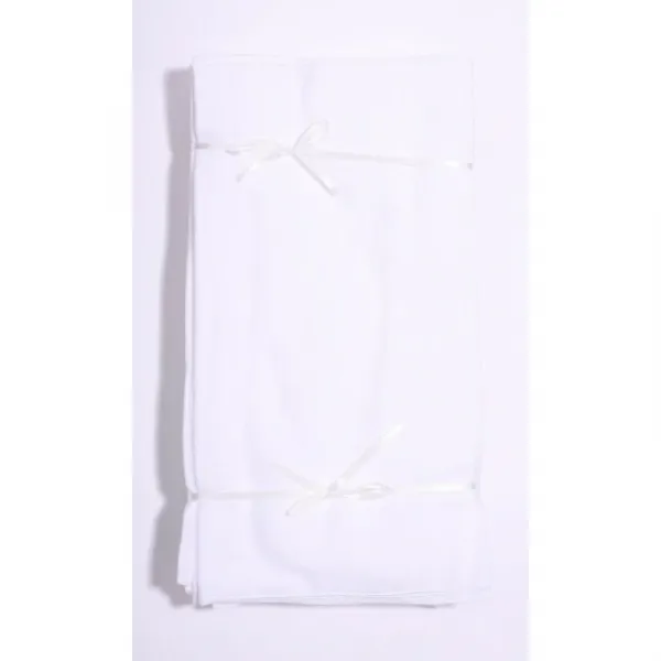 XKKO LUX vysokogramážne bavlnené plienky 80x80 biele - 10ks CTN080002