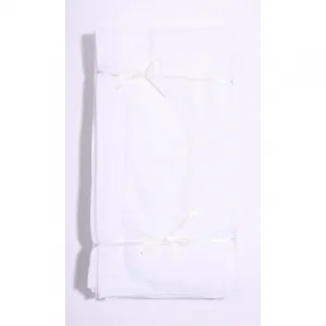 XKKO LUX vysokogramážne bavlnené plienky 80x80 biele - 10ks CTN080002