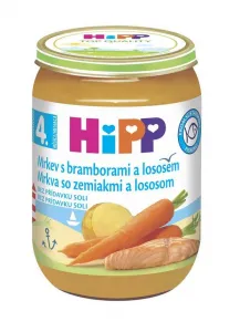 HiPP Mrkva so zemiakmi a lososom 190 g
