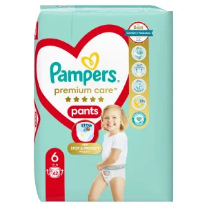PAMPERS Nohavičky plienkové Premium Care Pants veľ. 6 (42 ks) 15 kg