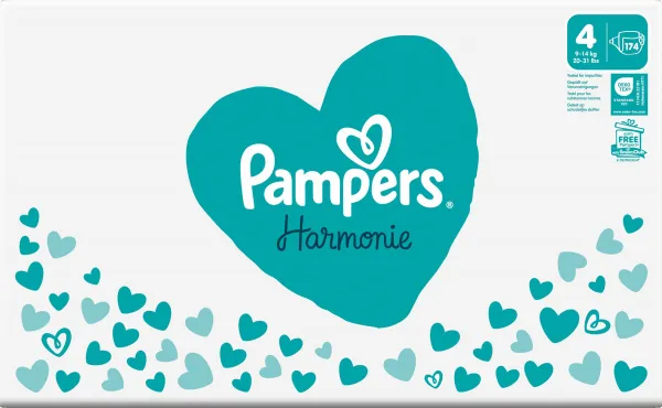 PAMPERS Harmónia plienky M box S4 174 kusov