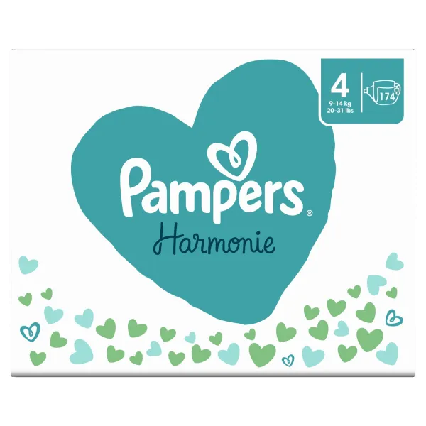 PAMPERS Harmónia plienky M box S4 174 kusov