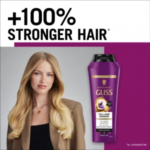 Schwarzkopf Gliss Full Hair Wonder regeneračný šampón pre oslabené vlasy 400 ml