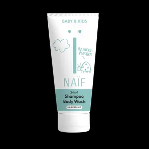 Naif Baby & Kids 2-in-1 detský umývací gél a šampón bez parfumácie 200 ml