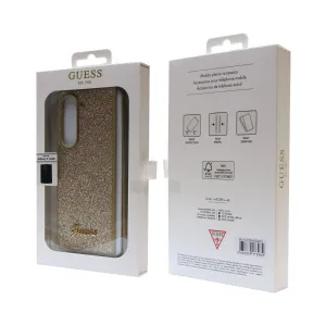 GUESS GLITTER FLAKES Obal Samsung Galaxy Z Fold5 5G zlatý