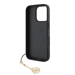 Guess 4G Charm Kryt pre iPhone 16 Pro Max, Sivý