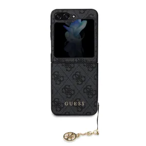 GUESS 4G Kryt s príveskom Samsung Galaxy Z Flip5 5G šedý