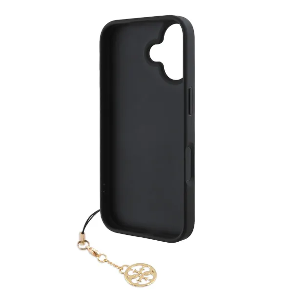 Guess 4G Charm Kryt pre iPhone 16 Plus, Sivý