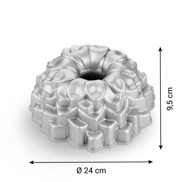 Forma bábovka vysoká DELÍCIA ø 24 cm, pivonka