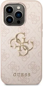 GUESS 4G METAL Kryt pre Apple iPhone 15 Pro Max ružový