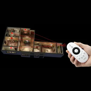 LEDprodukt LED ovládač LDPT-RF6  4 okruhy - 2,4GHz (FUT007)