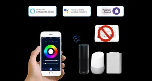 LEDprodukt LED RGB / RGBW / RGB Dual White prijímač 3 in 1 RF5 - 2,4GHz WIFI (FUT037W+)
