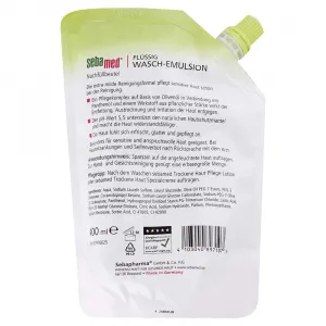 SEBAMED Tekutá umývacia emulzia s olivovým olejom náhradná náplň 400 ml