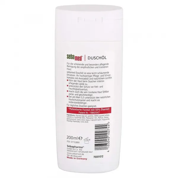 Sebamed Wash Shower Oil sprchový olej 200 ml