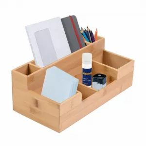 Organizér na písacie potreby, bambus, 30 x 15 x 11 cm