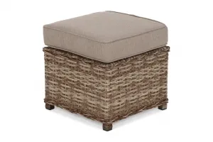 Záhradná sedacia súprava 6 ks umelý ratan / látka / sklo