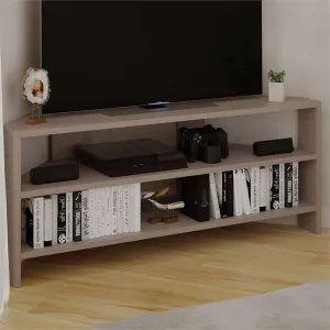 Rohový TV stolík Houseland Thales mocha