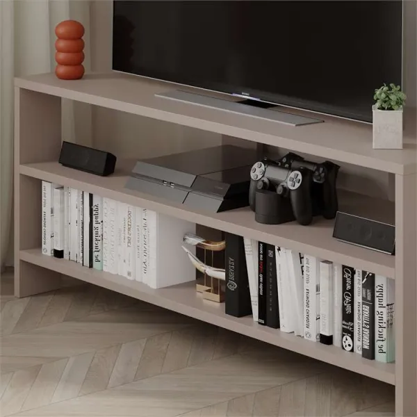 Rohový TV stolík Houseland Thales mocha