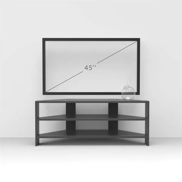 Rohový TV stolík Houseland Thales mocha