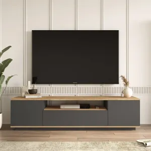 Televízny stolík Houseland Luka borovica Atlantic/antracitovo sivý