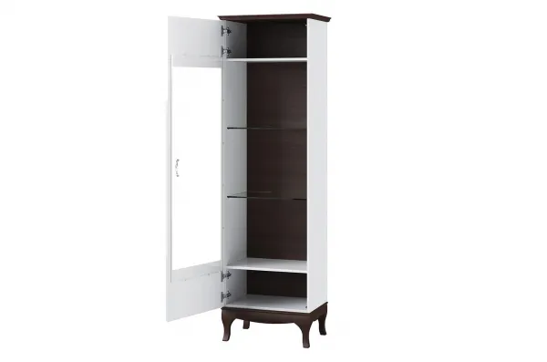 Szynaka Vitrína Massimo 10 62 cm ľavá biela/mocca