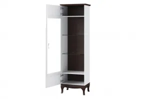 Szynaka Vitrína Massimo 10 62 cm ľavá biela/mocca