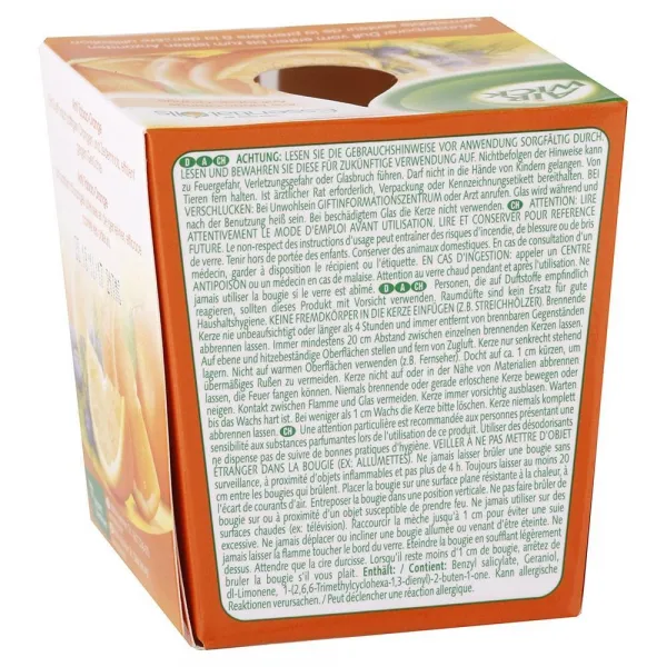 Air Wick Vonná sviečka Anti tabak Orange 105 g