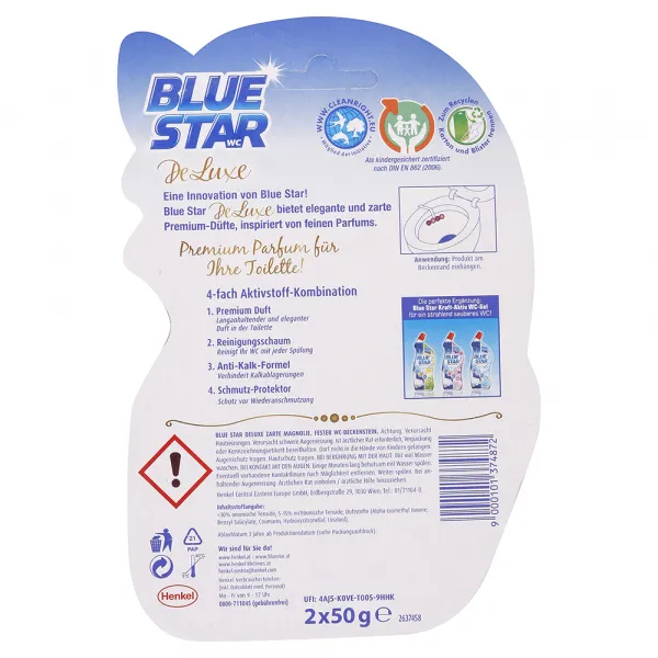 Blue Star DeLuxe WC blok Magnólia 2 x 50 g